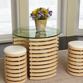 20" Inch Round Tempered Glass Table Top Clear Glass 1/4" Inch Thick Round Polished Edge (Color: as Pic)